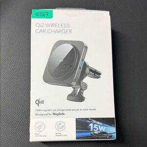 ESR Qi2 Wireless Car Charger - Black